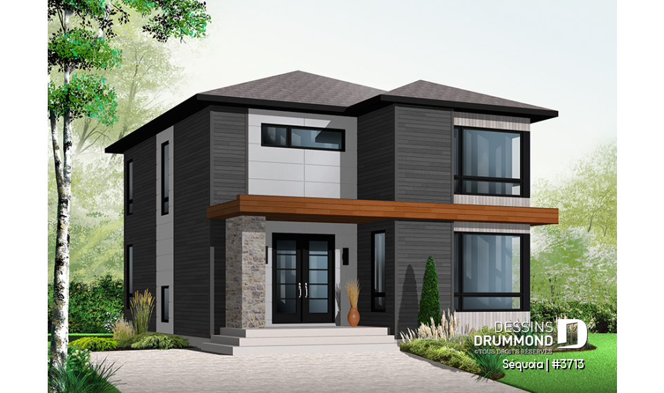 Version couleur no. 3 - Vue avant - Séquoia