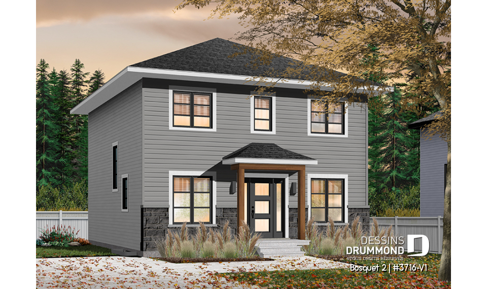 Vue avant - MODÈLE DE BASE - Bosquet 2