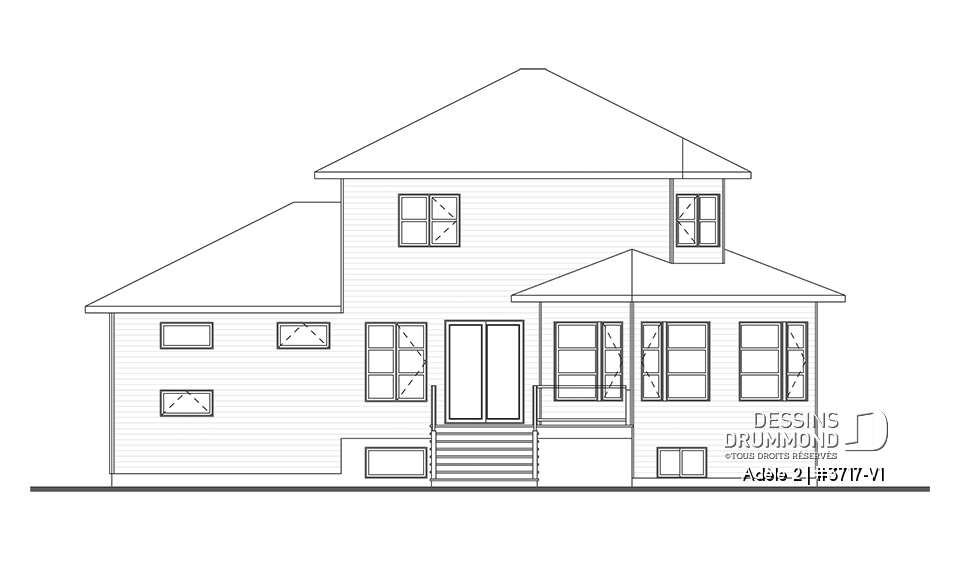 Élévation arrière - Adèle 2