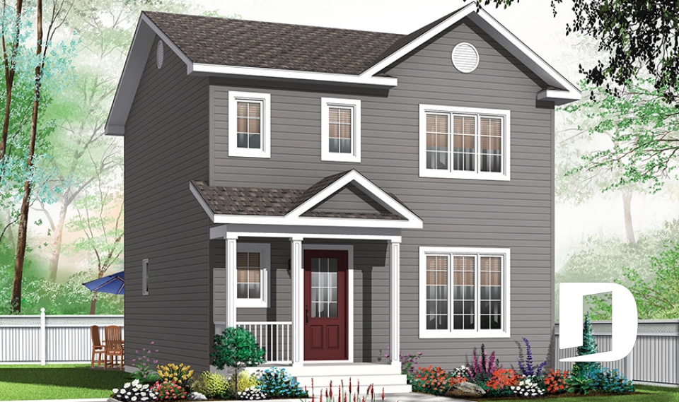 Vue avant - MODÈLE DE BASE -  - Carleton