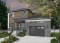 Version couleur no. 6 - Vue avant - Plan de maison moderne à étage avec garage, 3 chambres + bureau, garde-manger, îlot - Montarville