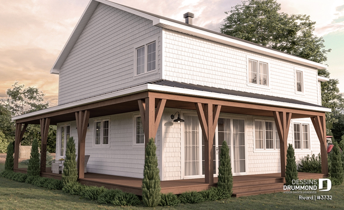 Vue arrière - MODÈLE DE BASE - Rivard