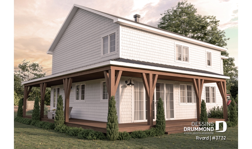 Vue arrière - MODÈLE DE BASE - Rivard