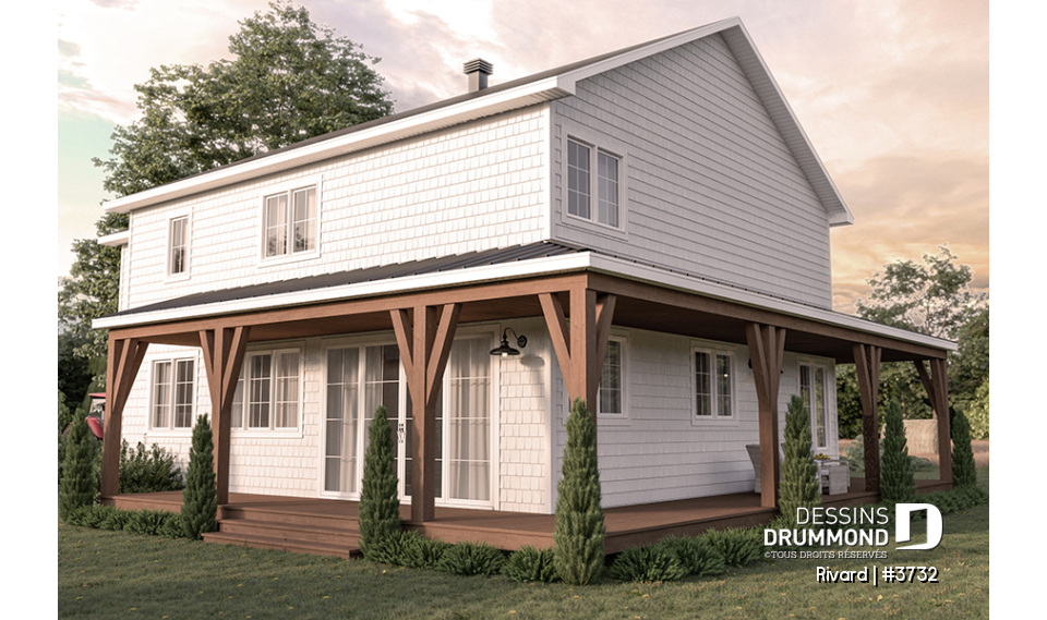 Vue arrière - MODÈLE DE BASE - Rivard