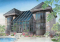 Vue arrière - MODÈLE DE BASE - Maison avec cinéma maison, salle détente avec spa en solarium, balcon intérieur, 2 espaces bureau - Clara