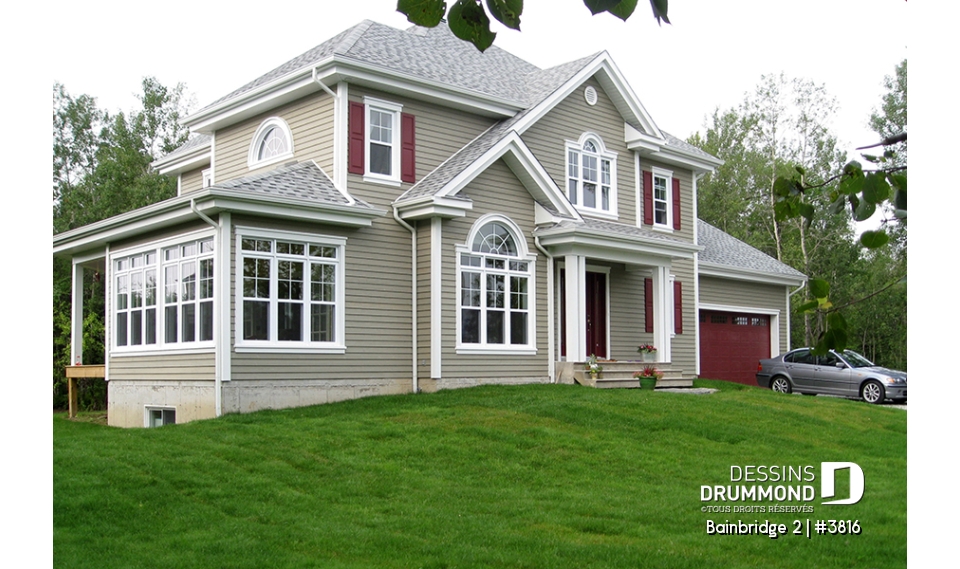 Alternative - Superbe lumière naturelle, plan de maison 3 chambres, bureau, balcon à l'étage, solarium - Bainbridge 2