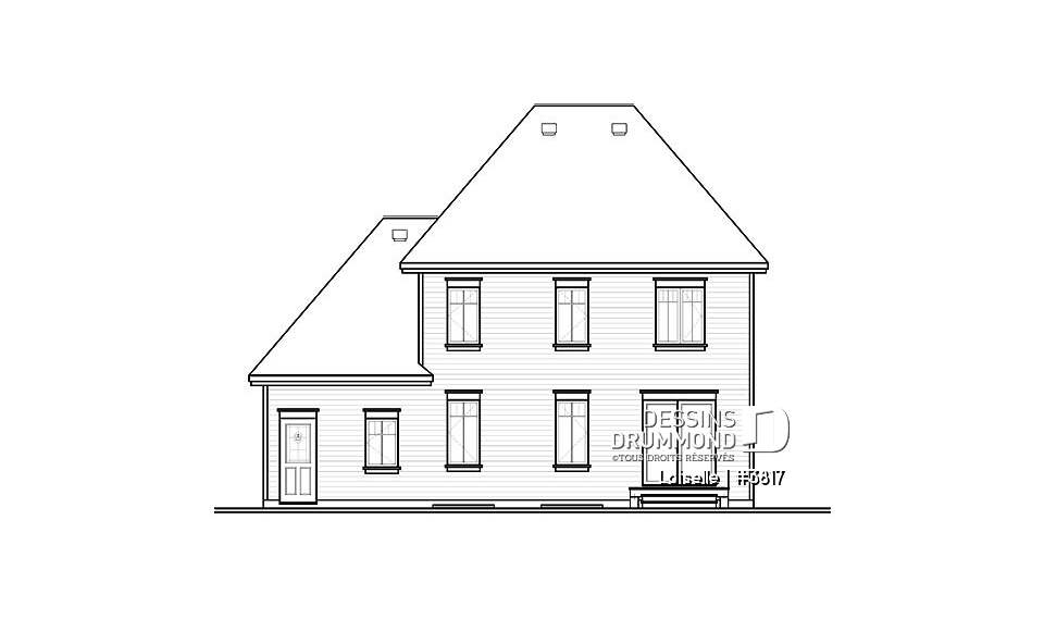 Élévation arrière - Loiselle