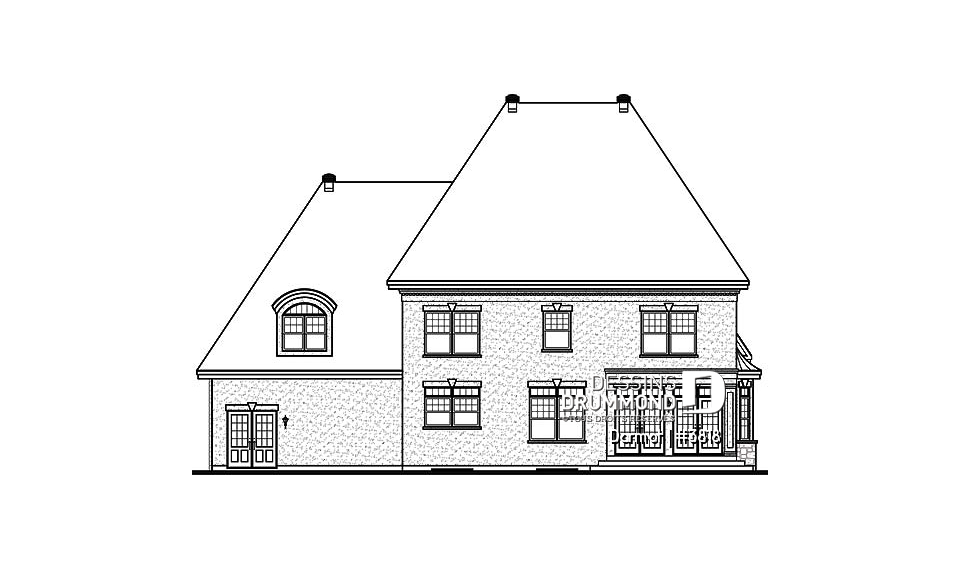 Élévation arrière - Darmot