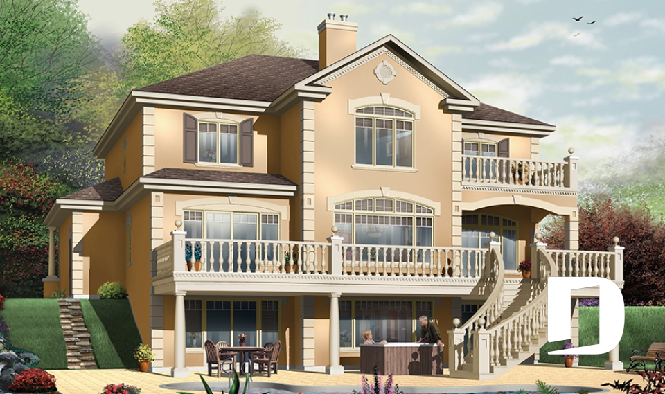 Vue arrière - MODÈLE DE BASE -  - Hacienda