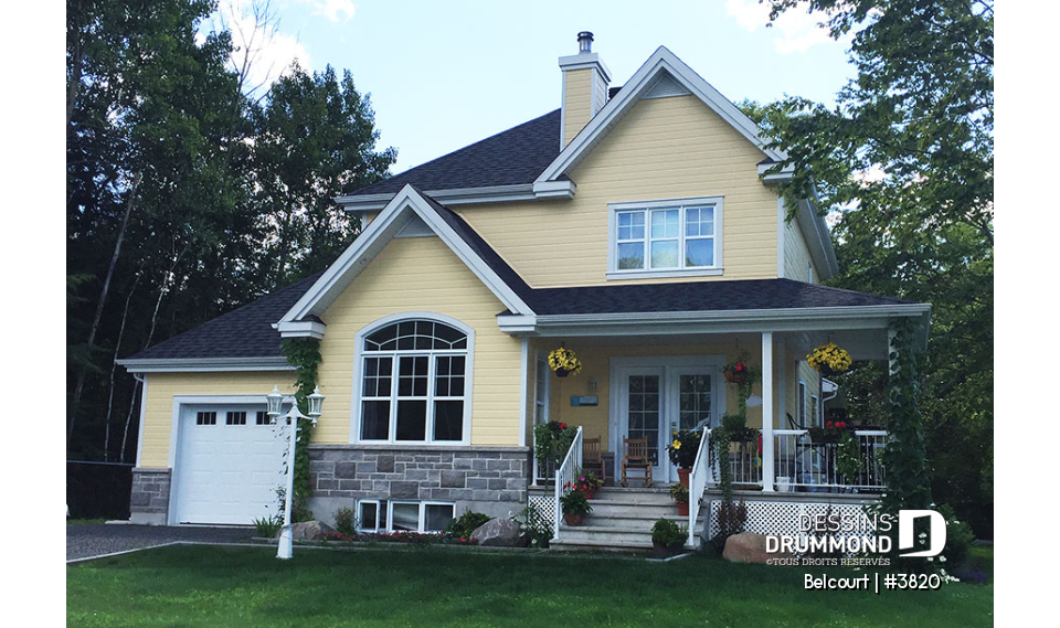 Élévation avant - Belcourt