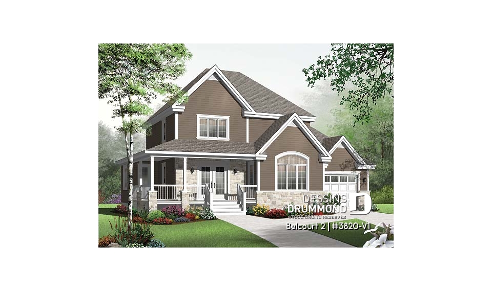 Vue avant - MODÈLE DE BASE - Belcourt 2