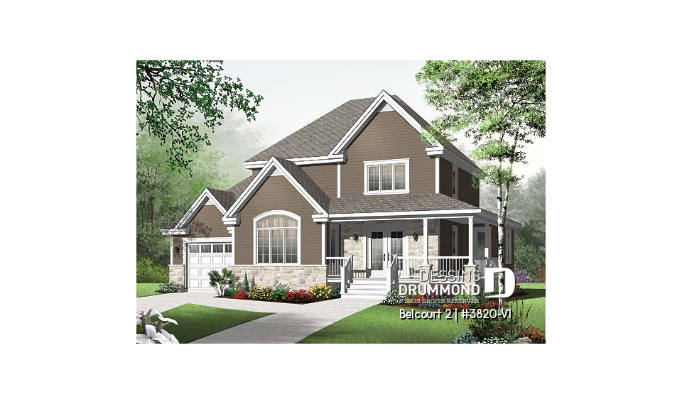 Vue avant - MODÈLE DE BASE - Belcourt 2