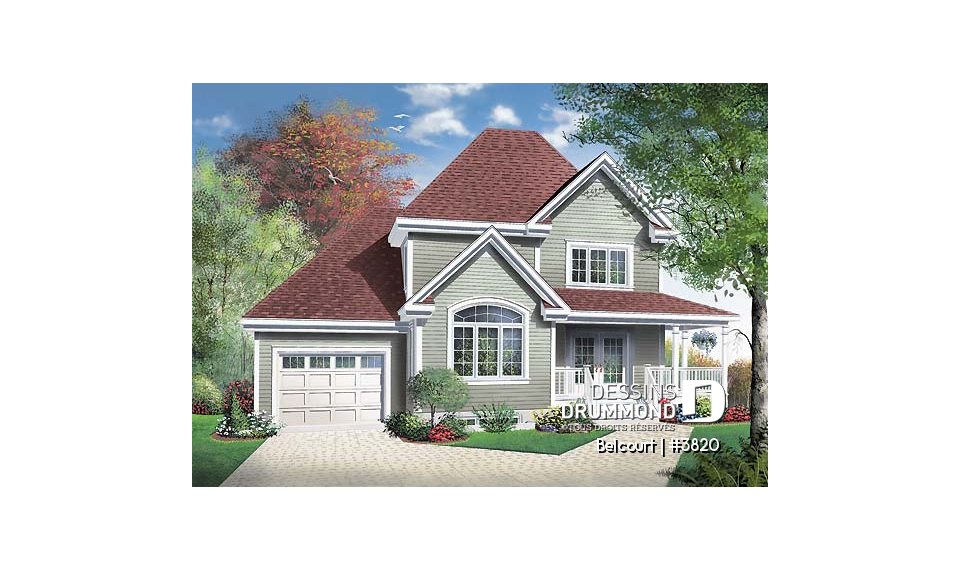 Vue avant - MODÈLE DE BASE - Belcourt