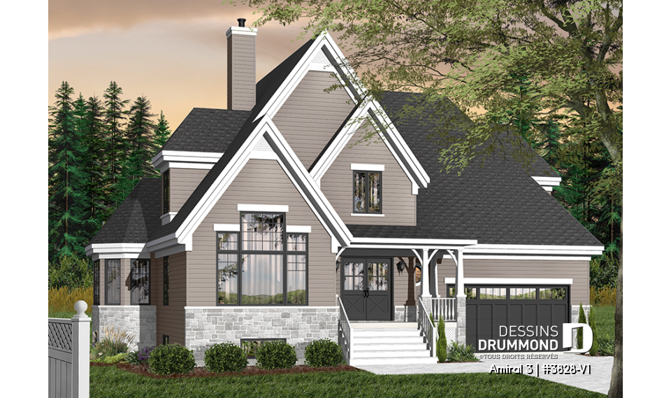 Vue avant - MODÈLE DE BASE - Amiral 3