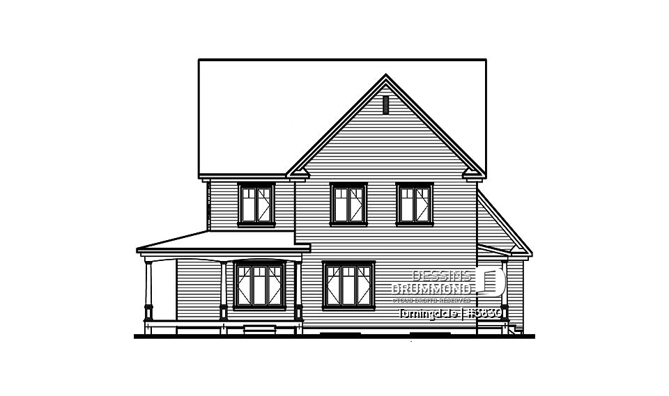 Élévation arrière - Turningdale