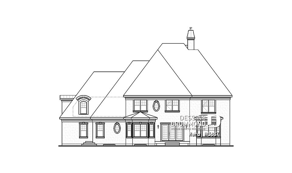 Élévation arrière - Keira