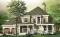 Vue avant - MODÈLE DE BASE - Maison d'inspiration espagnole, 3 à 4 chambres, grande chambres des maîtres, grande suicine, garage double - Perla