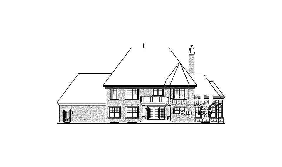 Élévation arrière - Colibri