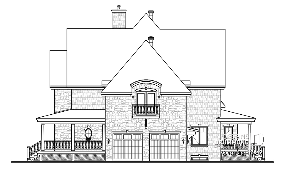 Élévation gauche - Concordia