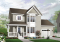 Vue avant - MODÈLE DE BASE - Maison d'inspiration victorienne avec 3 chambres, 2,5 salles de bain, cuisine avec îlot et garage - Stratford