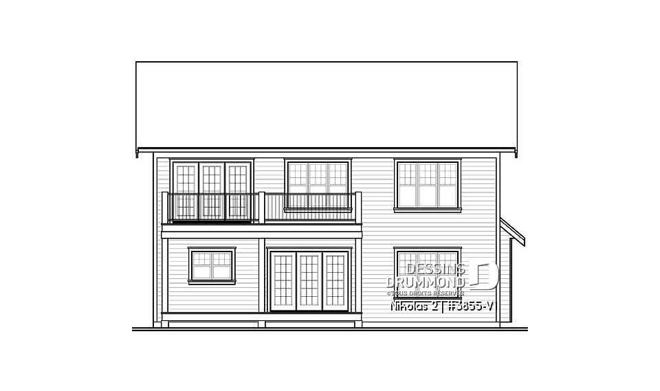 Élévation arrière - Nikolas 2