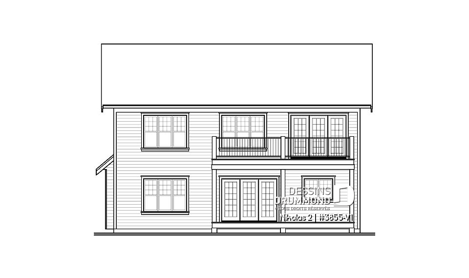 Élévation arrière - Nikolas 2