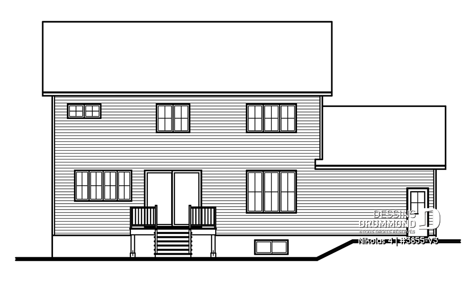 Élévation arrière - Nikolas 4