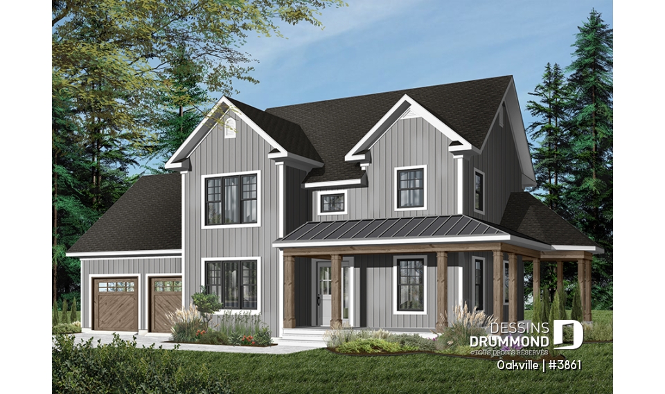 Version couleur no. 2 - Vue avant - Oakville