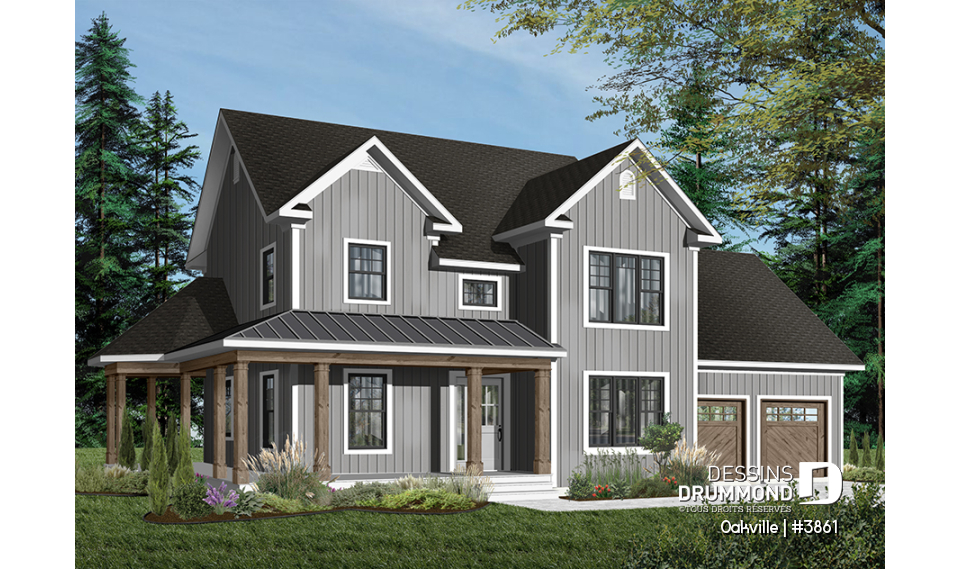 Version couleur no. 2 - Vue avant - Oakville