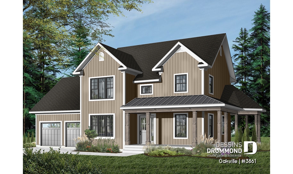 Version couleur no. 3 - Vue avant - Oakville