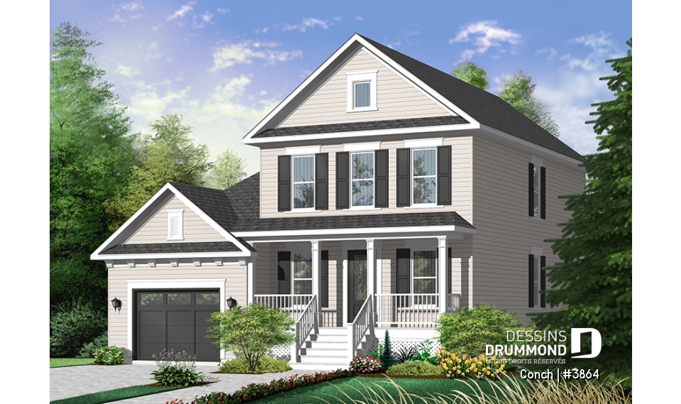 Version couleur no. 1 - Vue avant - Conch