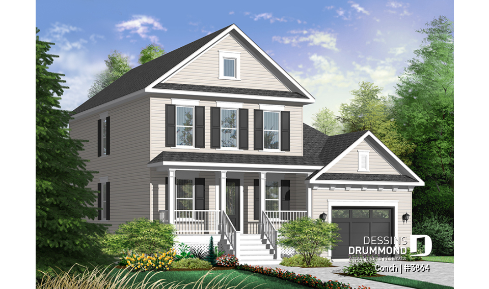 Version couleur no. 1 - Vue avant - Conch