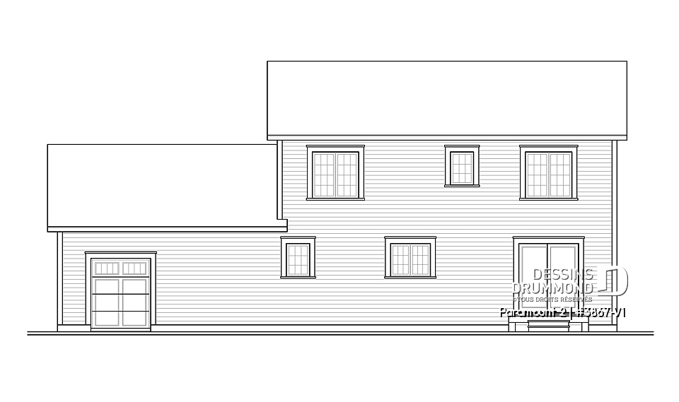 Vue arrière - MODÈLE DE BASE - Paramount 2