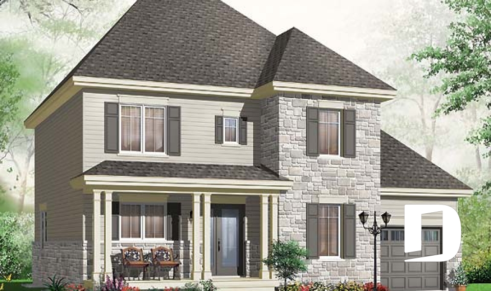 Vue avant - MODÈLE DE BASE -  - Pivoine