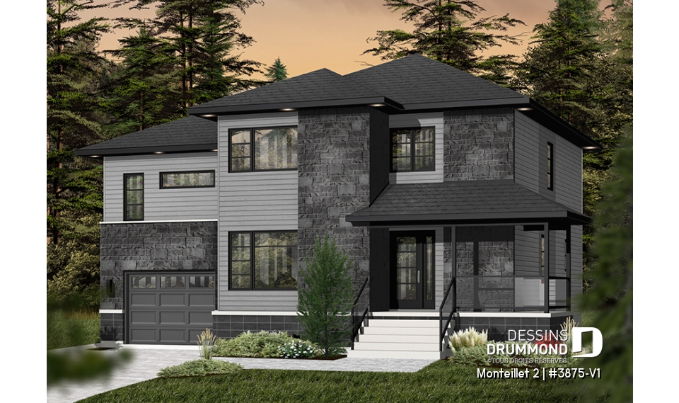 Version couleur no. 3 - Vue avant - Monteillet 2