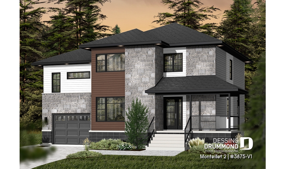 Vue avant - MODÈLE DE BASE - Monteillet 2