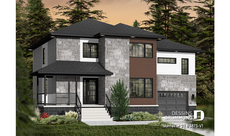 Vue avant - MODÈLE DE BASE - Monteillet 2