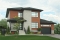 Vue avant - MODÈLE DE BASE - Plan de maison contemporaine à étage avec garage, 3 chambres, 2.5 salles de bain, foyer à la cuisine/s.manger - Monteillet