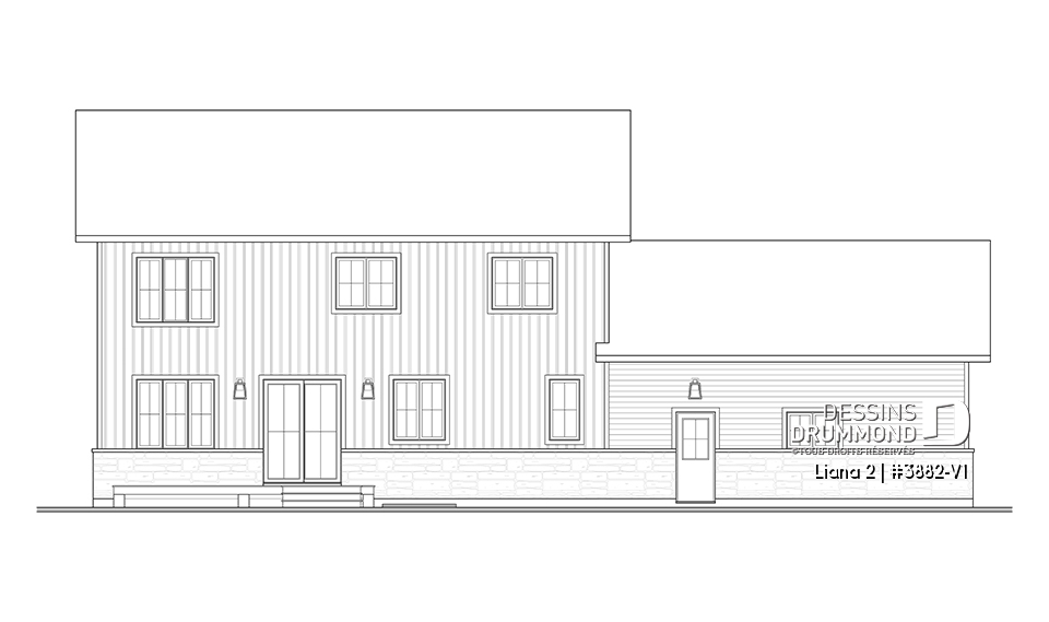 Vue arrière - MODÈLE DE BASE - Liana 2