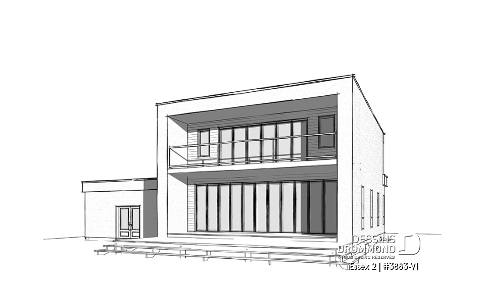 Vue arrière - MODÈLE DE BASE - Essex 2