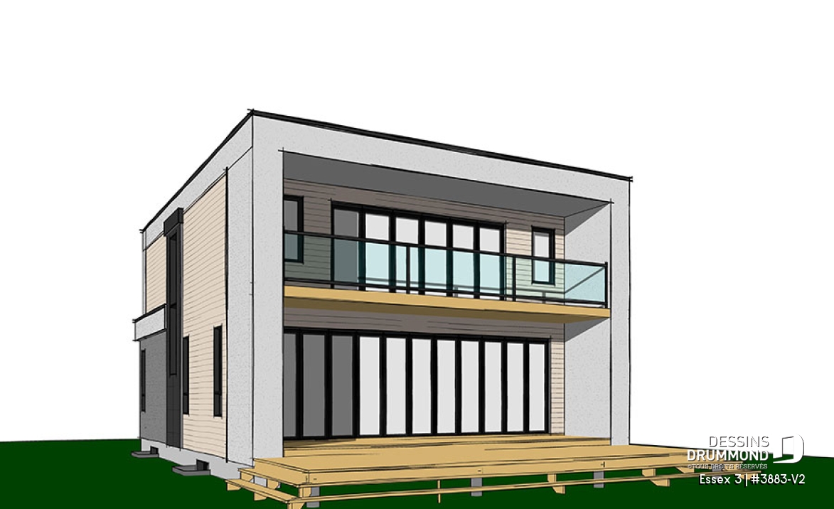 Vue arrière - MODÈLE DE BASE - Essex 3