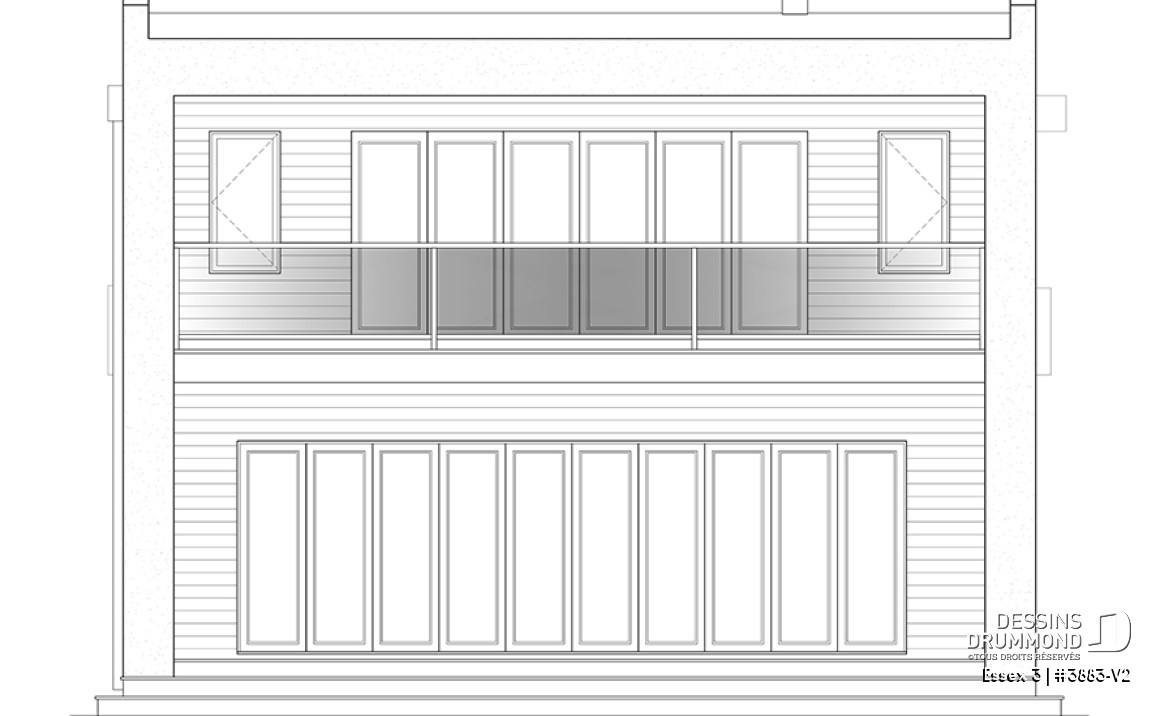 Vue arrière - MODÈLE DE BASE - Essex 3