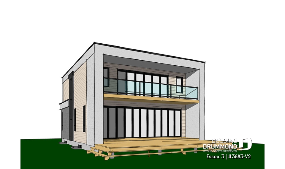 Vue arrière - MODÈLE DE BASE - Essex 3