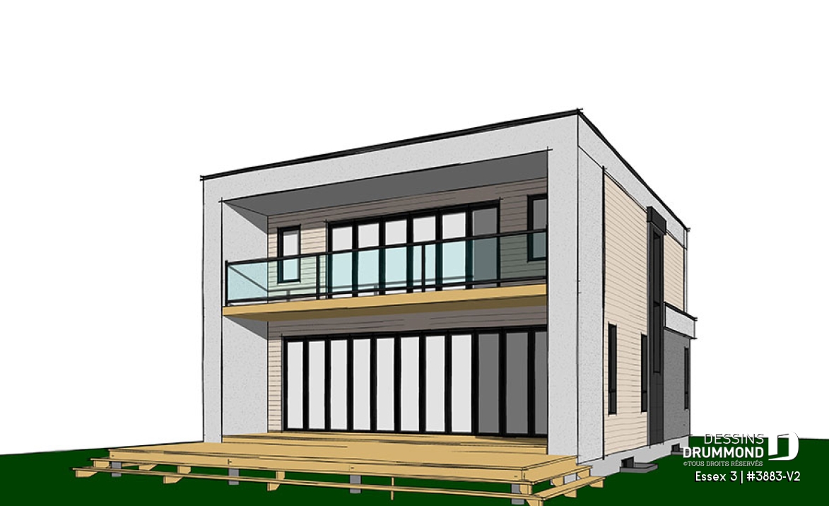 Vue arrière - MODÈLE DE BASE - Essex 3