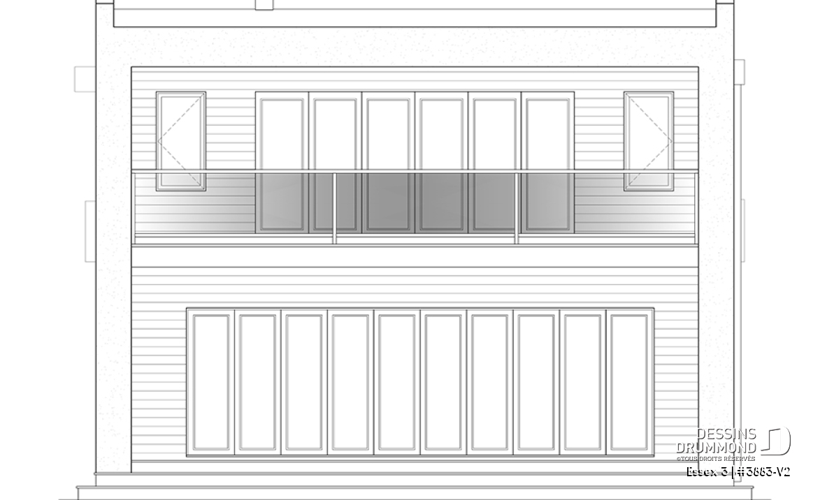 Vue arrière - MODÈLE DE BASE - Essex 3