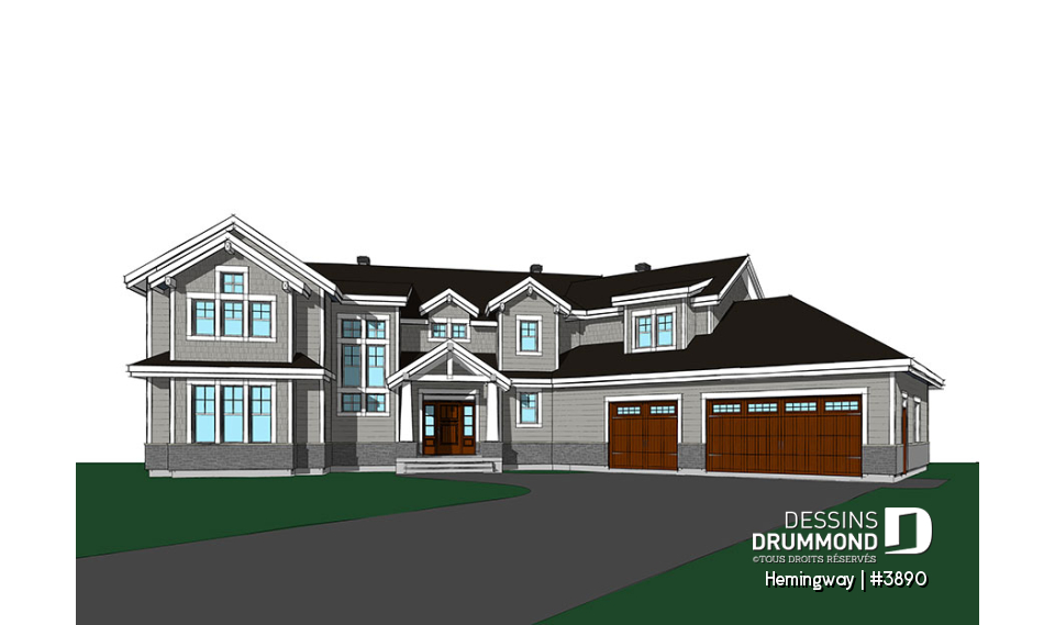 Élévation avant - Hemingway