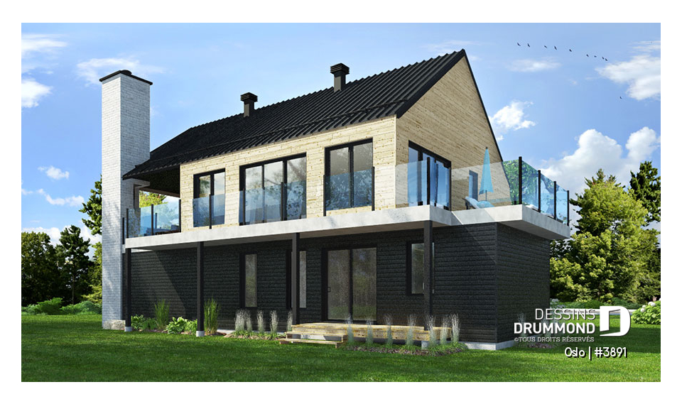 Version couleur no. 2 - Vue arrière - Oslo