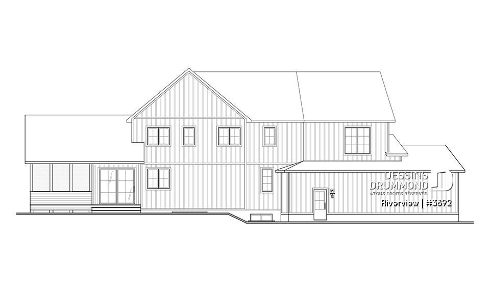 Vue arrière - MODÈLE DE BASE - Riverview