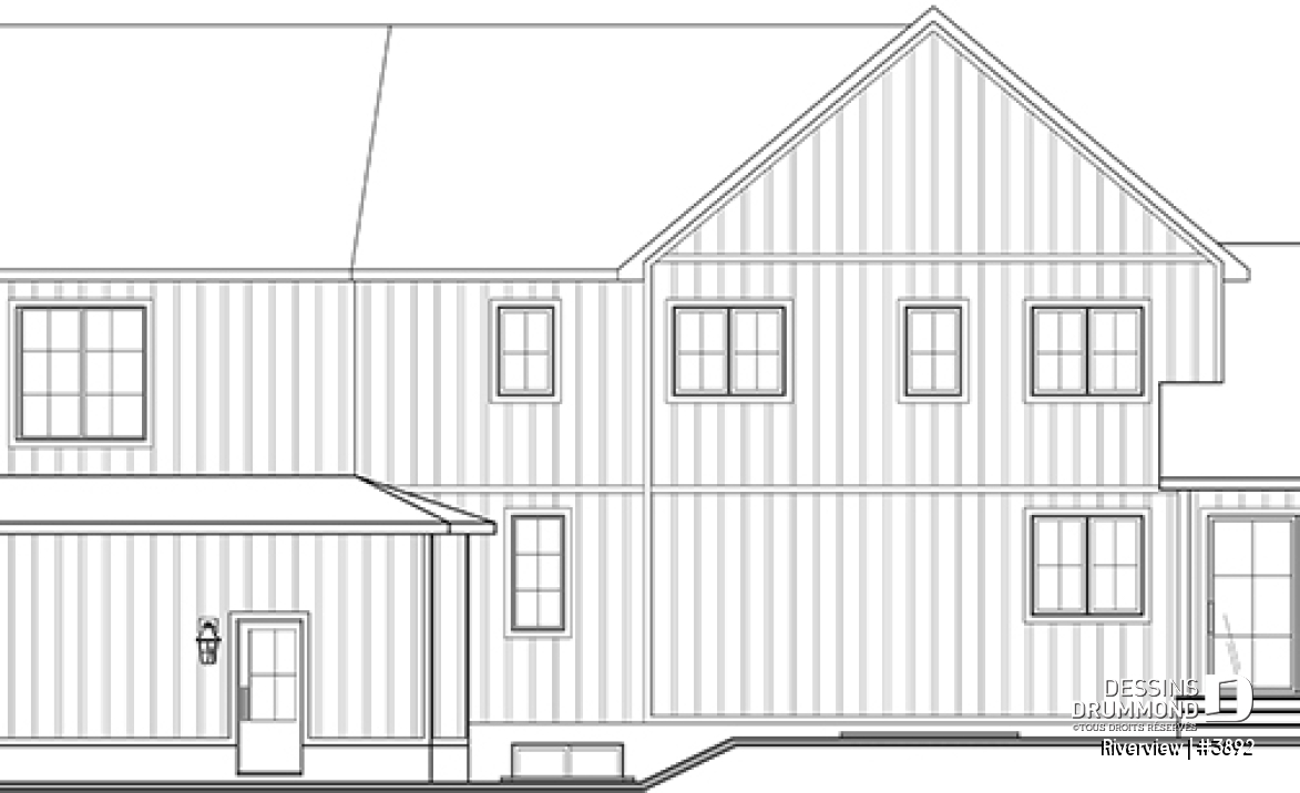 Vue arrière - MODÈLE DE BASE - Riverview