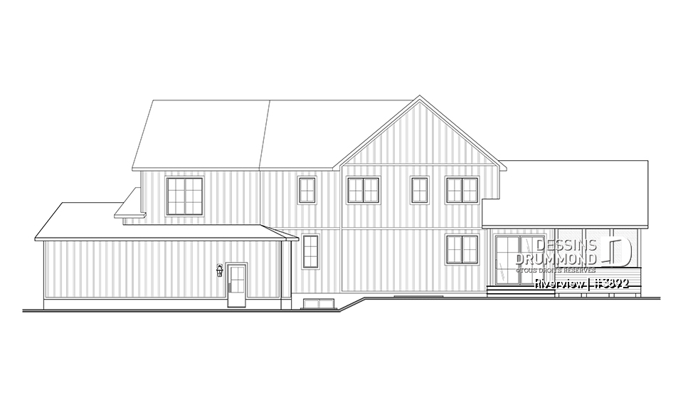 Vue arrière - MODÈLE DE BASE - Riverview